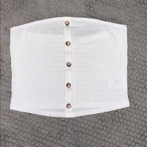 Off white tube top